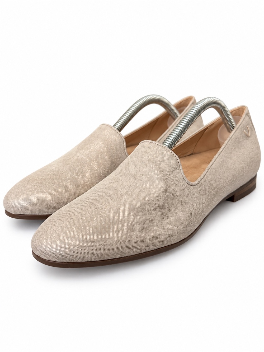 Vionic Willa II Metallic Beige Comfort Loafers Flats Size 7
